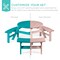 Best Choice Products 6-Person Circular Outdoor Wooden Picnic Table w/ 3 Built-In Benches, Umbrella Hole